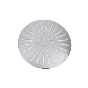 Cabezal ducha redondo blanco 23 cm. - GAMAZA