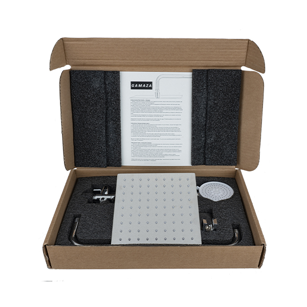 Pack de ducha Inox. 2